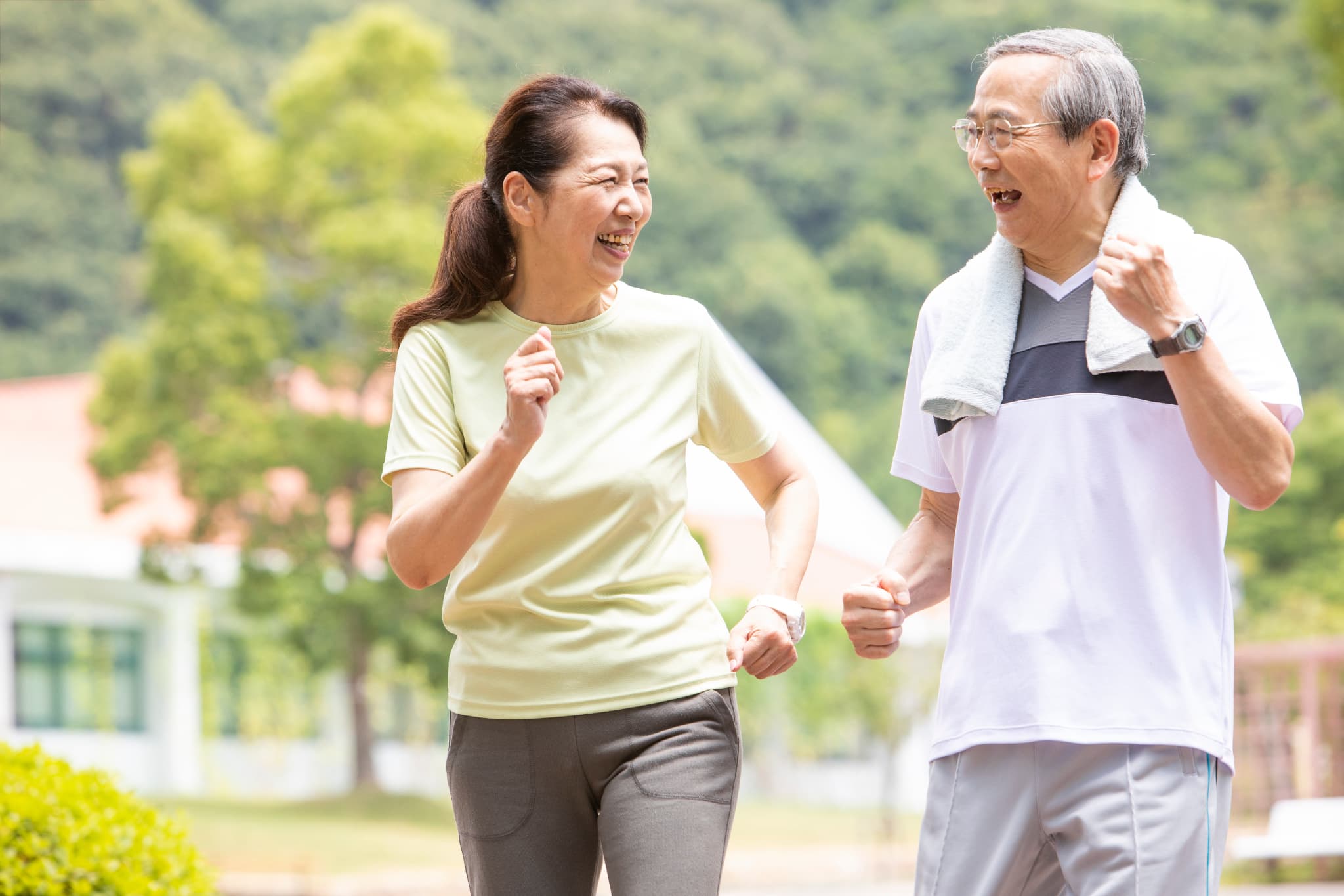 ジョギングの様子