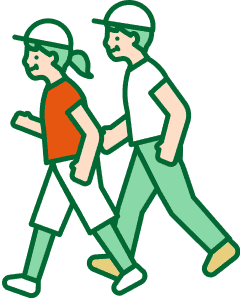 ランニングのイラスト